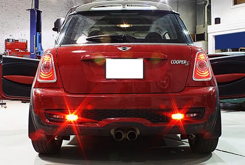 Miniatura 6 de iJDMTOY Kit de habilitación de lámpara antiniebla trasera LED compatible con MINI Cooper R56 R57 R58 F59 F55 F56 F57, incluye (1) bombilla LED