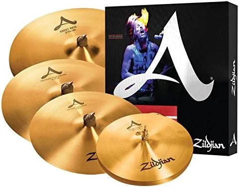 Miniatura 2 de Avedis Zildjian Zildjian A391 Serie A - Caja de platillos de 14 pulgadas Hihats16 pulgadas y 18 pulgadas Thin Crash 21 pulgadas Sweet Ride con ZKEY