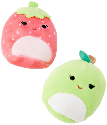 Miniatura 4 de Squishville por Squishmallow SQM0068 seis peluches misteriosos, 2 mini Squishmallows irresistiblemente suaves y coloridos; mini Durazno, Piña