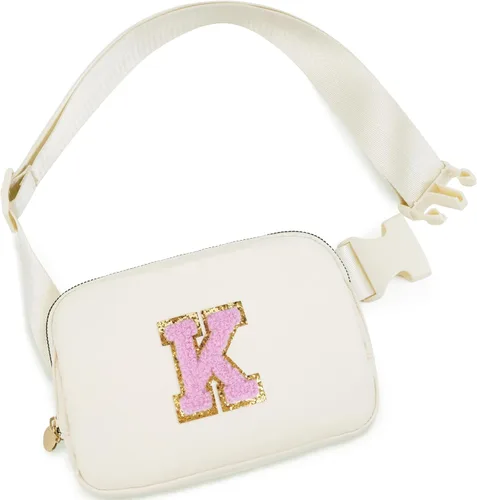 Miniatura 141 de Bolsa de cinturón para niñas y mujeres, bolsas cruzadas, riñonera, riñonera personalizada, Negro, Small
