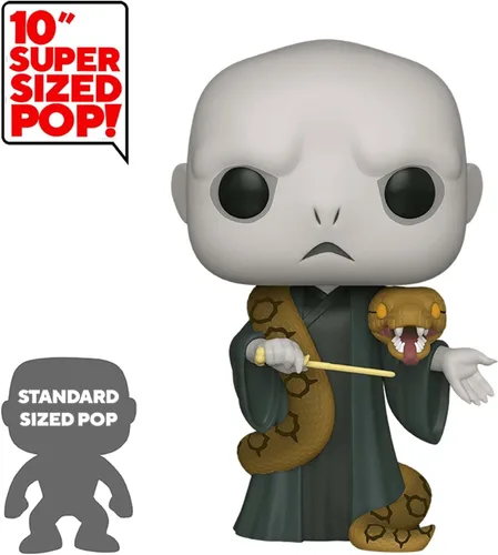 Miniatura 2 de Funko Harry Potter: Harry Potter - Voldemort de 10 pulgadas con Nagini, multicolor, modelo: 48037