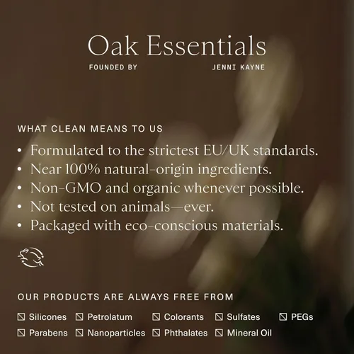 Miniatura 8 de Oak Essentials Desodorante equilibrante Microbiome Desodorante limpio sin aluminio con tanaceto azul para protección contra olores durante todo