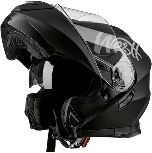 Miniatura 8 de Westt Cascos modulares para motocicleta - Casco integral para motocicleta con visera doble abatible, aprobado por DOT, Casco para hombres y mujeres