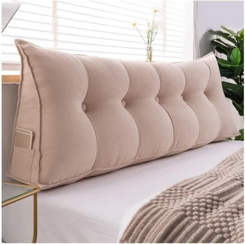 Miniatura 12 de Almohadas de cuña para cabecero + almohada de cuña para descansar y leer, cojín triangular súper suave, soporte de posicionamiento, almohadas largas