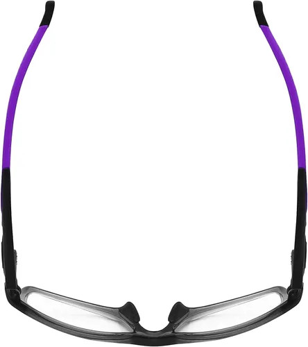 Miniatura 5 de BroLizard - Brazos de repuesto para Oakley Crosslink Glass Satin Black Frame - Púrpura