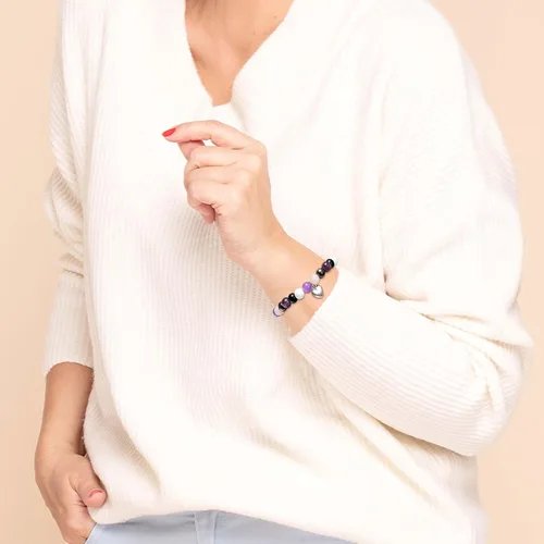 Miniatura 6 de Pulseras de regalo inspiradoras para mujer, pulseras de piedra natural curativa, regalos de recupérate pronto para mujeres, mejores amigas, hermanas