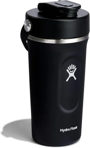 Miniatura 2 de Hydro Flask Botella agitadora – Botella de gimnasio de acero inoxidable aislada para preentrenamiento y proteína 24 onzas Agave Verde
