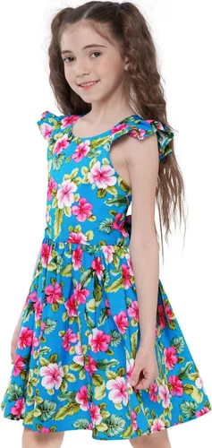 Miniatura 173 de Vestido de verano para niña, de algodón, con diseño floral