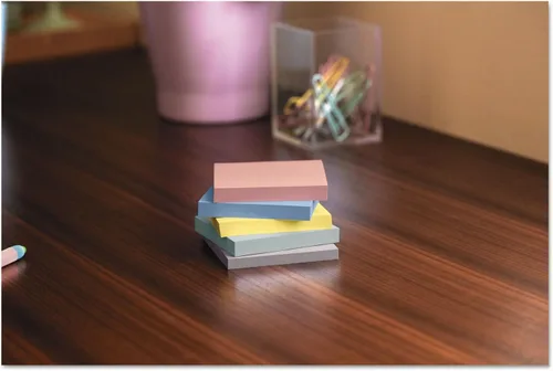 Miniatura 5 de 3M 654R24CPAP Post-It Greener Notes - Paquete de gabinete de notas verdes, 3 x 3, colores Helsinki, 24/PK