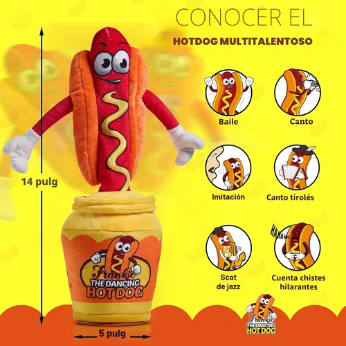 Miniatura 2 de Gagster Gusano de goma bailarín, juguete interactivo para hablar y cantar, ilumina y repite lo que dices, divertido juguete animatrónico para niños
