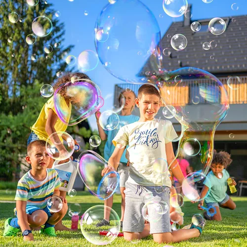 Miniatura 5 de Roberly Juego de 28 varitas de burbujas grandes a granel para niños, actividades al aire libre de verano, regalos de fiesta, juegos de cumpleaños
