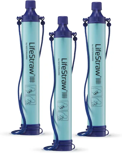 LifeStraw Filtro de agua personal para senderismo, camping, viajes y preparación para emergencias Azul