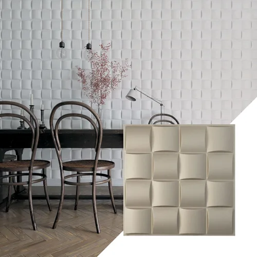 Miniatura 12 de Ekena Millwork 19 5/8 pulgadas de ancho x 19 5/8 pulgadas de alto, Baile EnduraWall decorativo 3D, óxido metálico envejecido