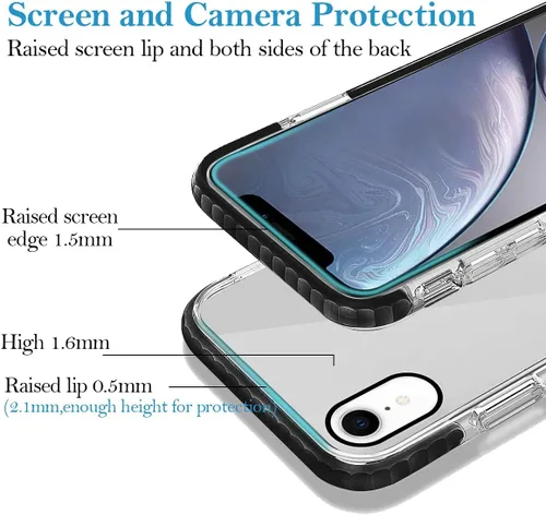 Miniatura 4 de Funda de teléfono personalizada para iPhone XR, diseño personalizado de fotos de collage de múltiples imágenes, resistente a los golpes, resistente