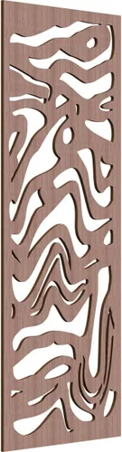 Miniatura 77 de 9 3/8"W x 24 3/8"H x 1/4"T Northfield Decorativos Paneles de Pared de Madera Calado, Abedul