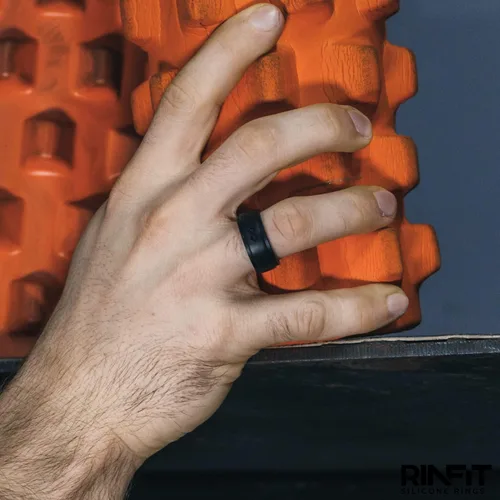 Miniatura 8 de Anillo RinFit de boda, de silicona, paquete de 1, 3, 4, 7 anillos, de goma de silicona, con diseño suave y seguro, tallas 7 a 14, para hombre