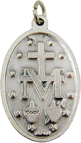 Miniatura 2 de Regalos devocionales y medallas de plata con colgante de medalla milagrosa de Nuestra Señora de la Gracia