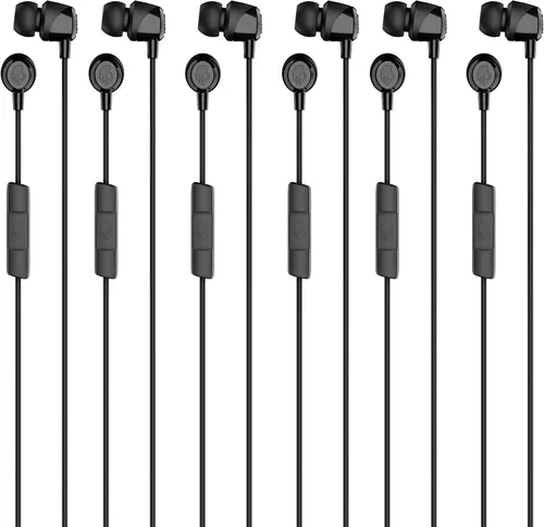 Miniatura 9 de Auriculares Skullcandy Jib con cable y conector AUX de 3.5 mm, con aislamiento de ruido, ajuste para cancelación de ruido, micrófono en línea