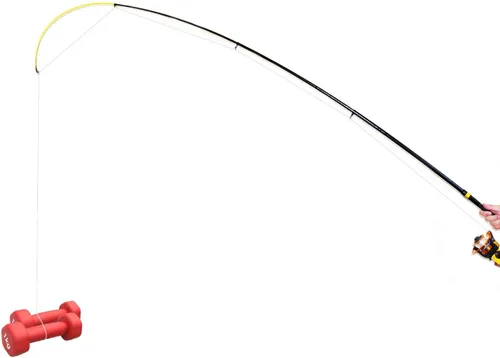 Miniatura 6 de Richcat Combo de caña de pescar y carrete, bastones y carretes medianos pesados, kits de caña telescópica para adultos, línea de 22 libras Y7.9