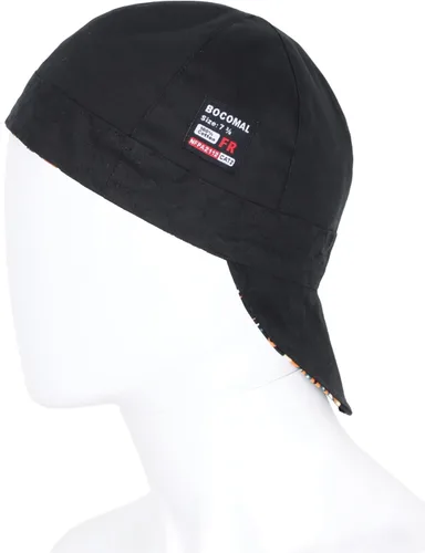 Miniatura 6 de BOCOMAL Gorro de Soldadura Resistente al Fuego CAT2 de Peso Medio con Estampado, Gorras de Soldador de 6 Paneles - Juego de 2