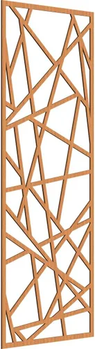 Miniatura 45 de Conway Paneles de pared decorativos de madera con calado, 9 3/8 pulgadas de ancho x 24 3/8 pulgadas de alto x 1/4 de alto, aliso