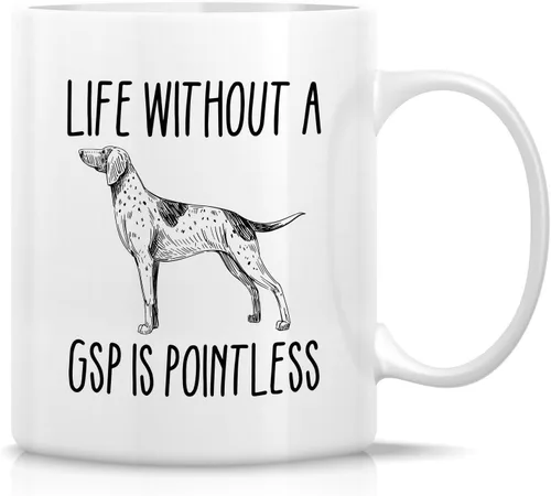 Miniatura 51 de Retreez - Taza divertida con texto en inglés "Funny Cute Golden Retriever Don't Stop Retrievin' Dog Lover", 325 ml, tazas de café de cerámica