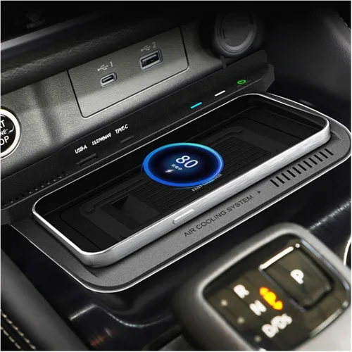Miniatura 6 de Soporte para teléfono de coche con carga inalámbrica compatible con Nissan X-Trail T33 2022 2023 Accesorios interiores 15 W Cargador inalámbrico