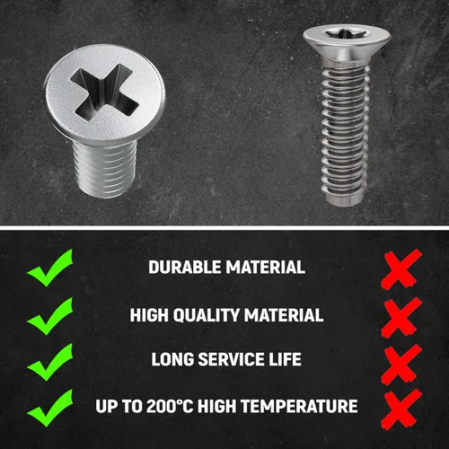 Miniatura 8 de 8 tornillos de retención de rotor de freno 11609271 de acero inoxidable M8x1.25 Torx T30 de repuesto para Chevrolet/GMC/Buick/Cadillac Silverado