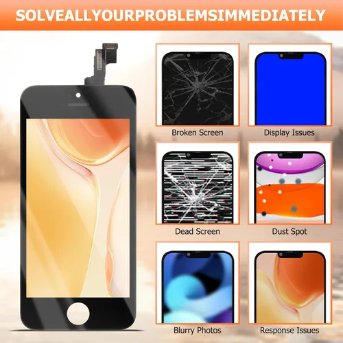 Miniatura 5 de Para iPhone SE 2016 Reemplazo de pantalla para iPhone 5S Pantalla LCD táctil A1723 A1724 A1453 A1457 A1518 A1528 A1530 A1533 Pantalla Digitalizador