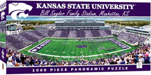 Miniatura 58 de MasterPieces Rompecabezas de 1000 piezas – NCAA Texas A&M Aggies vista panorámica del estadio de fútbol americano, divertido para adultos y familia