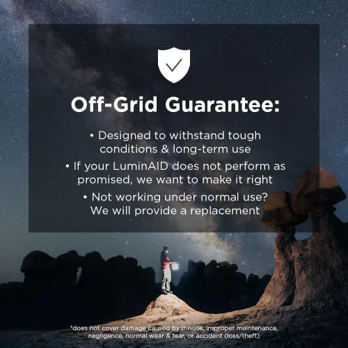 Miniatura 5 de LuminAID Cadena de luces solares con cargador de teléfono, luces recargables para tienda de campaña para campamento, cadena de luces de 32 pies