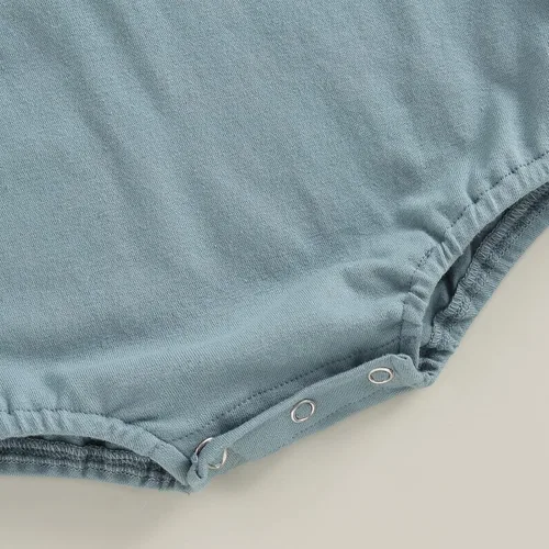 Miniatura 7 de Mameluco sin mangas para bebé recién nacido, de algodón, con botones, de burbujas, traje de verano