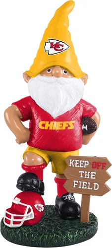 Miniatura 11 de FOCO NFL Unisex-Adult NFL Team Logo Keep Off The Field Garden Statue Outdoor Gnome 8" Color del