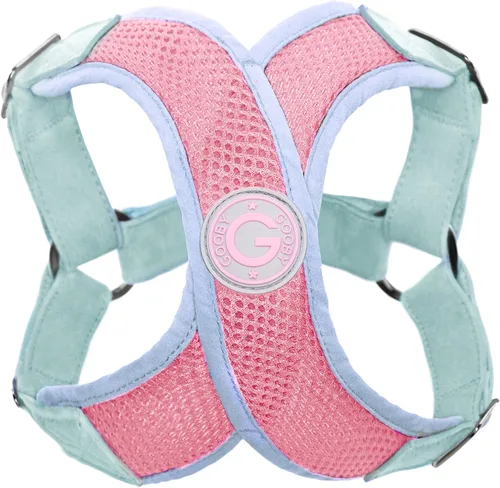 Miniatura 7 de gooby Choke última intervensión Perfect Fit Active X step-in sintético Piel de Cordero. Soft Arnés para perros pequeños, L, Hunter Green Verde
