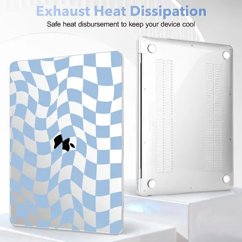 Miniatura 5 de May Chen Funda compatible con MacBook Air de 13 pulgadas 2022 2021, versión 2020-2018 Modelo: M1 A2337 A2179 A1932, carcasa rígida de plástico