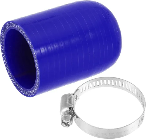 Miniatura 8 de uxcell 1 Unidades 0.236 in ID Silicona Tapa de Refrigerante con Abrazadera para Calentador de Refrigerante Bypass Vacío Agua Puerto Azul