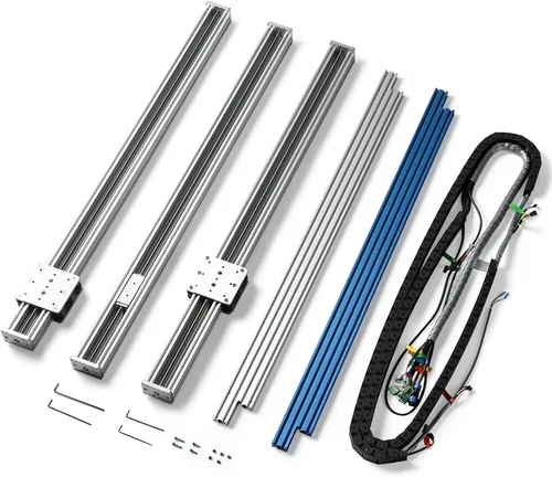 Miniatura 9 de Genmitsu 6060 Mesa de Tablero de Desperdicio Híbrida de Aluminio y MDF para Máquina de Router CNC PROVerXL 4030 a 6060 Kit de Extensión de Eje XY