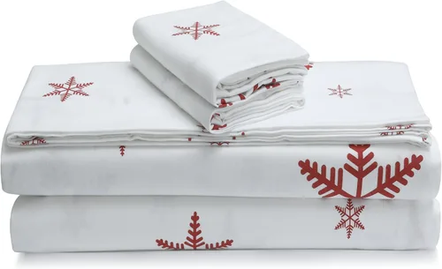 Miniatura 10 de Tribeca Living Sábanas de franela de algodón portugués tamaño King – Juego de sábanas de bolsillo profundo de 170 GSM para colchones de hasta 21 Ava