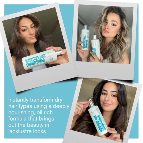 Miniatura 2 de Acondicionador hidratante e hidratante para cabello seco y cuero cabelludo. Nutre profundamente, desenreda y repara el cabello dañado, teñido