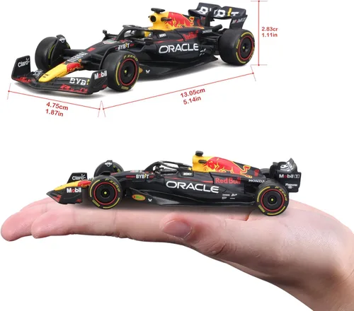 Miniatura 7 de 1:43 2023 F1 RB19 No. #1 Max Verstappen F1 No. #11 Sergio Pérez Formula Racing Aleación Coche Diecast Modelo (RB19 No.#1)