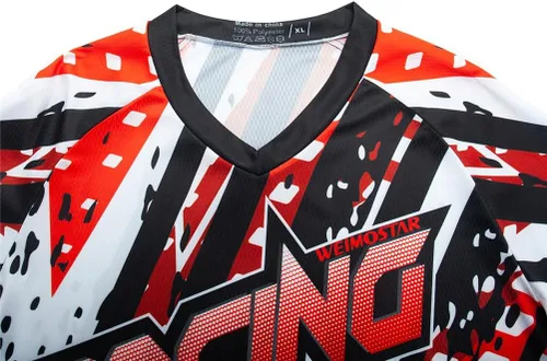 Miniatura 94 de Hotlion Camiseta de ciclismo para hombre, manga larga, MTB Motocross, ropa de carreras todoterreno