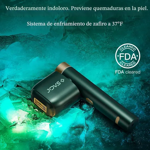Miniatura 2 de JOVS Depilación láser, [energía 24J] Depilación IPL para mujeres y hombres, tecnología de enfriamiento de hielo de zafiro sin dolor de 37 °F, 6 Verde