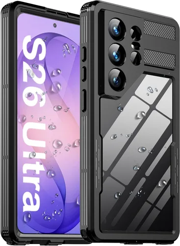 Miniatura 15 de Funda impermeable para Samsung Galaxy S23 Ultra, con protector de pantalla integrado, a prueba de polvo, a prueba de golpes, de cuerpo completo