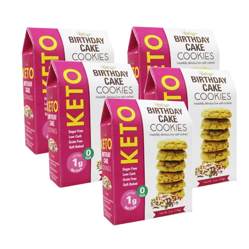 Miniatura 10 de Too Good Gourmet Paquete de 3 galletas con chispas de chocolate keto, aperitivos bajos en carbohidratos, aperitivos sin azúcar para niños y adultos