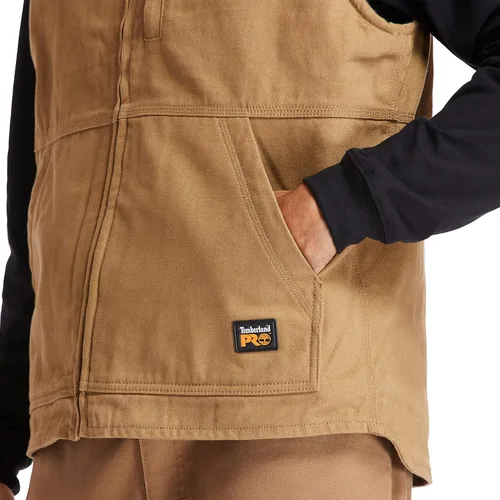 Miniatura 3 de Timberland PRO Chaleco de lona con forro Gritman estándar para hombre