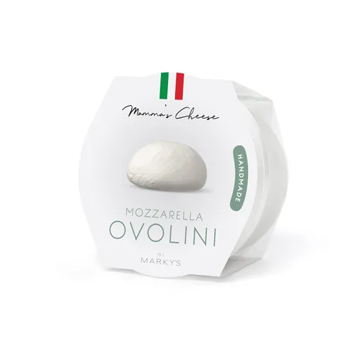 Mamma's Mozzarella Fior di Latte - Queso italiano fresco - 8 oz / 227 g (paquete de 6) - GARANTIZADO POR LA NOCHE