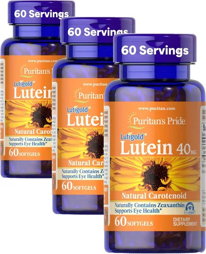 Miniatura 10 de Puritan's Pride Luteína Carotenoide Lutigold™ Premium 40 mg con zeaxantina para hombres y mujeres, suplemento dietético para apoyo de la salud
