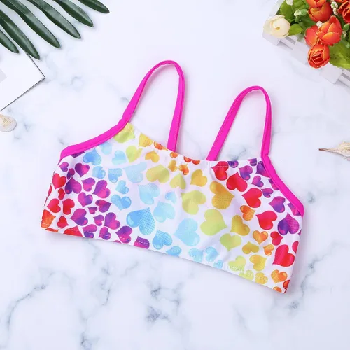 Miniatura 6 de iiniim - Conjunto de 2 piezas de ropa deportiva de danza para niños y niñas con pantalones cortos