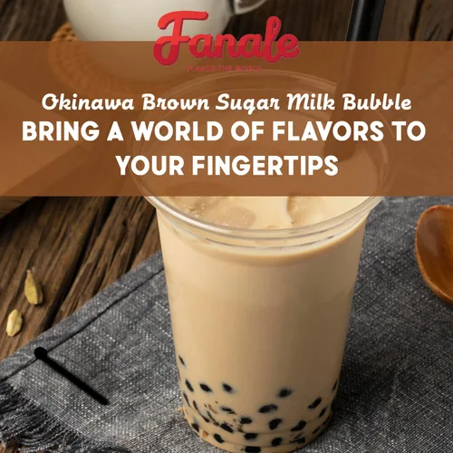 Miniatura 4 de Fanale Té en polvo con leche de azúcar morena Okinawa prémium Polvo saborizante de té de burbujas, perfecto para hornear, batidos y bebidas, 2.2