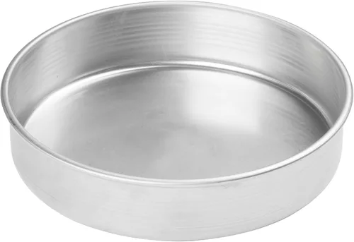 Miniatura 6 de Winco Molde redondo de aluminio resistente para pasteles de capas, 8" x 2